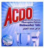 ACDO Dishwasher Tabs 30 Tabs (5010287490093)