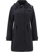 Black Polyester Outerwear Jacket - thumbnail