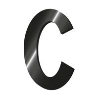 Legami My Initial - Adhesive Metal Letter - C