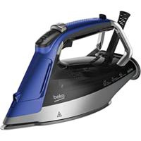 Beko Steam Iron, Super Glide Ceramic Soleplate, Blue - SPA9130B