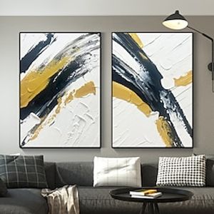 hand-painted abstract oil painting on canvas living room Minimalism Color modern wedding decorative painting frameless miniinthebox
