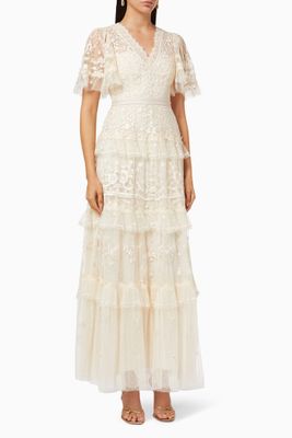 Francine Floral Gown in Tulle Francine Floral Gown in Tulle
