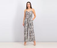 Womens Sleeveless Jumpsuits  Black/Blush - thumbnail