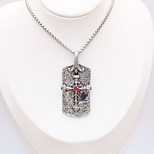 Women's Men's Pendant Necklace Necklace Classic Cross Statement Unique Design Classic Punk Silver Plated Chrome Silver 70 cm Necklace Jewelry 1pc For Street Carnival Holiday Club Festival miniinthebox