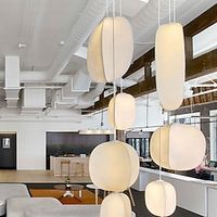 LED Pendant Light Cocoon Chandelier Lantern Design for Cafe Restaurant 85-265V Lightinthebox - thumbnail