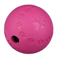 Trixie Thermoplastic Ball Dog Toy - Pink - 7CM