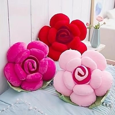 Colorful Roses Floor Pillows Colorful Warm Waist Soft Cushion for Chair Sofa Bed Bench Couch Livingroom Lightinthebox Colorful Roses Floor Pillows Colorful Warm Waist Soft Cushion for Chair Sofa Bed Bench Couch Livingroom Lightinthebox