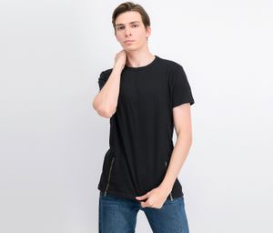 Mens Plain Crewneck T-shirt  Black