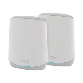 Netgear Orbi Tri-Band Wi-Fi 6 Mesh System + 1 Satellites, Grey (Pack of 2) (NG-RBK762S-100APS)