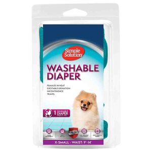 Simple Solution Washable Female Dog Diaper, Xs