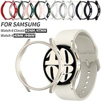 Watch Case Compatible with Samsung Galaxy Watch 6 4044mm Scratch Resistant Rugged Bumper Full Cover PC Watch Cover Lightinthebox - thumbnail