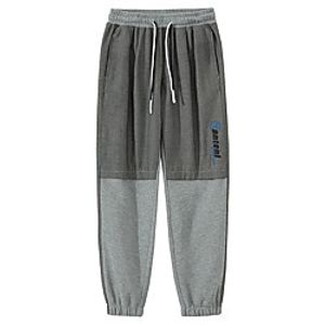 Men's Sweatpants Athleisure Wear Bottoms Patchwork Winter Fitness Basketball Running Soft Sweat wicking Sport Grey Black  Summer  Micro-elastic Lightinthebox
