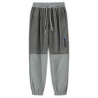 Men's Sweatpants Athleisure Wear Bottoms Patchwork Winter Fitness Basketball Running Soft Sweat wicking Sport Grey Black  Summer  Micro-elastic Lightinthebox - thumbnail
