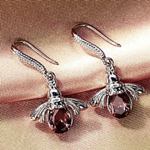 Women's AAA Cubic Zirconia Earrings Classic Mini Bee Stylish Luxury Trendy Korean Cute 18K Gold Earrings Jewelry Rainbow For Christmas Gift Daily Work Festival 1 Pair Lightinthebox