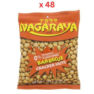 Nagaraya Cracker Nuts, Barbeque - 160 Gm Pack of 48