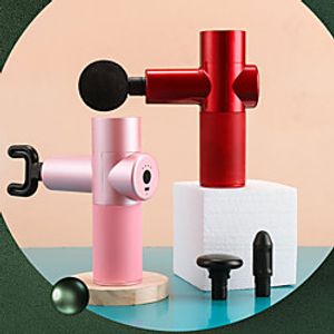 Mini Fascia Gun Muscle Relaxer Massager Small Vibration Relaxer Massage Gun Fitness Electric Impact Gun miniinthebox
