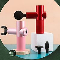 Mini Fascia Gun Muscle Relaxer Massager Small Vibration Relaxer Massage Gun Fitness Electric Impact Gun miniinthebox - thumbnail