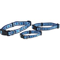 Aspen Pet 11460 Collar For Pets - 3/4 By 14 To 20-Inch - Harlequin Blue - thumbnail