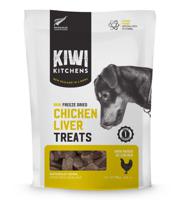 Kiwi Kitchens Raw Freeze Dried Chicken Liver Dog Treats 110G