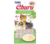 Inaba Churu Chicken With Scallop 56G - 4 Sticks Per Pack