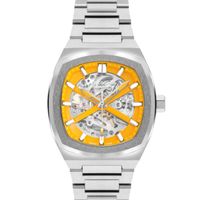 Lee Cooper Men's Automatic Display Watch & Metal Strap, Silver - LC07903.310