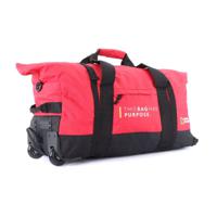 National Geographic Pathway Foldable Travel Wheel Bag 48L (Small) - Red - thumbnail