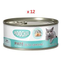 Moochie Adult Loaf With Sardine 85G Can (Pack Of 12)