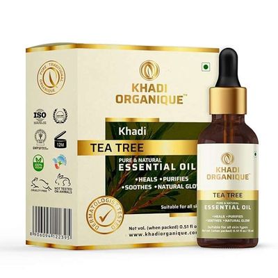 Khadi Organique Tea Tree Essential Oil 15ml Khadi Organique Tea Tree Essential Oil 15ml
