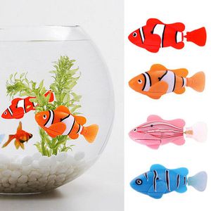 Funny Swim Robofish Robo Toy Fish Robotic Pet for Fishing Tank Aquarium Dectoration