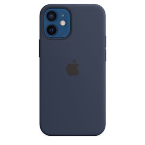 Apple iPhone 12 mini Silicone Case with MagSafe, Deep Navy