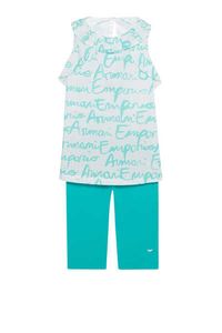 Logo-Print Top And Leggings Set
