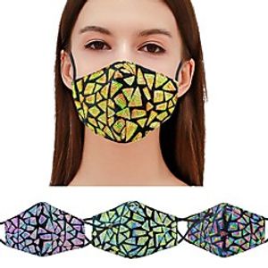 Women's Face Mask Cotton Outdoor Sport Color BlockMask Lightinthebox