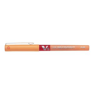 Pilot Hi-Techpen V5 Liquid Ink Rollerball Pen - Orange