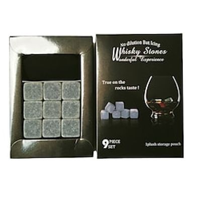 Valentine's Day for Him Whisky Stones Whisky Stone Ice Block Ice Tartar Paper Box Set with Multiple Options Lightinthebox