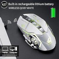 Free Wolf X8 Wireless Charging Game Mouse Mute Mouse Backlit Mechanical Mouse Ergonomic Optical Mouse for PC Laptop Desktop Lightinthebox - thumbnail