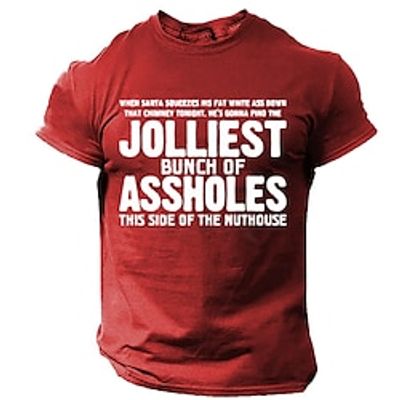 Letter Black White Red T shirt Tee Men's Graphic Cotton Blend Shirt Sports Classic Shirt Short Sleeve Comfortable Tee Sports Outdoor Holiday Summer Fashion Designer Clothing S M L XL XXL XXXL miniinthebox