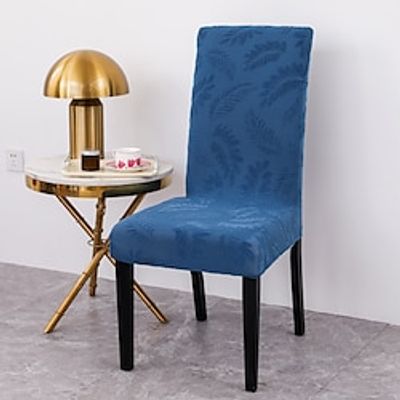 Spandex Dining Chair Cover Farmhouse Stretch Chair Seat Slipcover Washable Cover Kitchen Protector for Dining Room Wedding Ceremony Durable miniinthebox