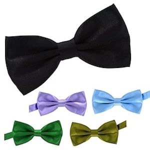 Men's Ties Bow Tie Neckties Stripes and Plaid Formal Evening Wedding Party Festival Lightinthebox