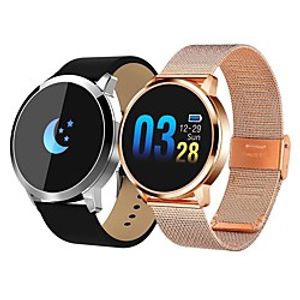 Q8 Smartwatch Fitness Running Watch Bluetooth Pedometer Call Reminder Sleep Tracker Waterproof Touch Screen Heart Rate Monitor IP 67 33mm Watch Case for Android iOS Men Women / Sports / Long Standby miniinthebox