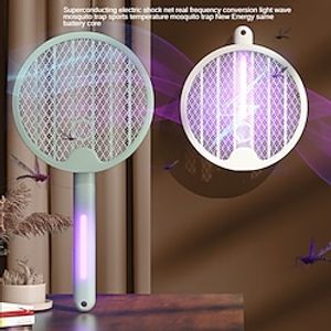 Bug Zapepr Racket Mosquito-killer USB Rechargeable Foldable Electric Shock Bug Zapper Kills Mosquito Led Ultraviolet Light Non-toxic miniinthebox