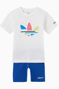 Adicolor Shorts and T-shirt Set in Jersey