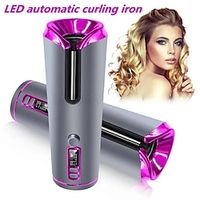 Cordless Automatic Rechargeable Smart Curling Iron Curling Wave LED Display Ceramic Automatic Liquid Crystal Curling Iron USB Automatic Curling Iron Rotating Curling Iron Lightinthebox - thumbnail