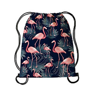 Unisex Bags Oxford Cloth 3D Print 3D Holiday Outdoor Backpack 3D Print Black White Lightinthebox