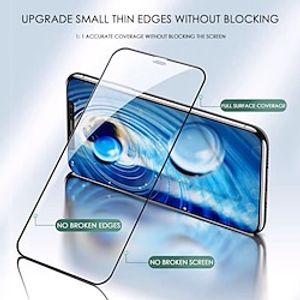 [4 Pack] Phone Screen Protector Full case of tempered glass for iPhone Tempered glass screen protector for iPhone 11 12 13 Pro XS MAX XR X 6 7 8 Plus miniinthebox