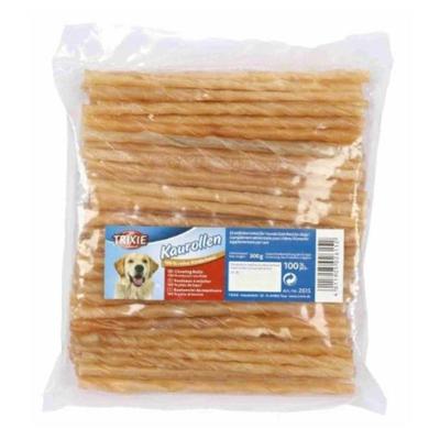 Trixie Twisted Dried Rawhide Chewing Rolls Dog Chews - 100Pcs