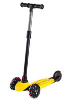 Megastar Coolwheels Dragon 3 Wheels Kick Scooter With LED Light For Age 3-5 Years Kids - Yellow (UAE Delivery Only)