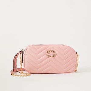 Shi Quilted Crossbody Bag with Adjustable Strap