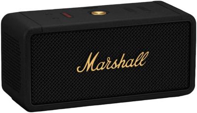 Marshall Middleton Portable Bluetooth Speaker- Black And Brass