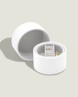 Stackers Bedside Jewellery Box Pod Pebble White