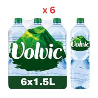 Volvic Natural Mineral Water 1.5L x 6